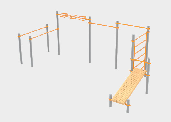 Playground equipment ,Street Workout ,PCM17 Mixto3