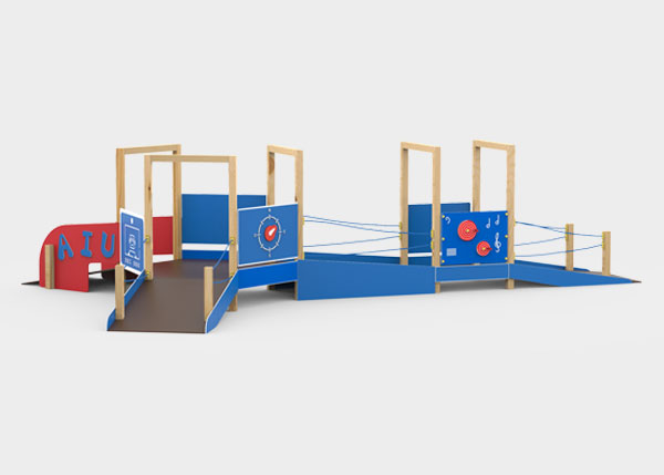 Parques  infantiles ,Juegos Inclusivos ,PVC2 ITA