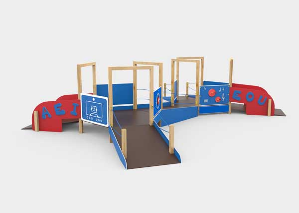 Playground equipment ,Inclusive Games ,PVC3 POL