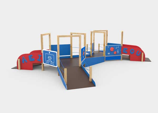 Parques  infantiles ,Juegos Inclusivos ,PVC3 POL