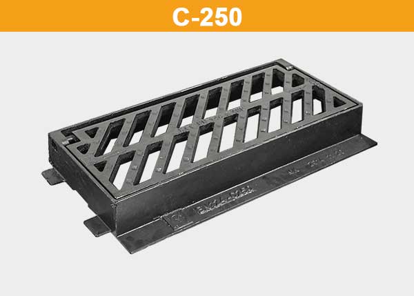 Grille de drainage en fonte - QUE - QUX2-12I99HP - IRON AGE