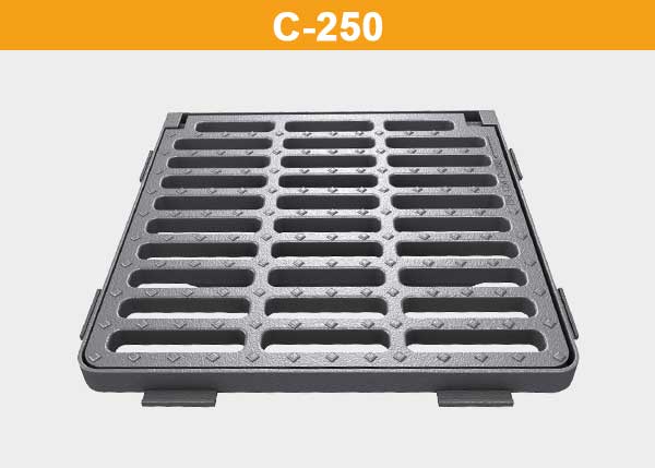 Grilles de caniveaux fabriquées en fonte ductile, barres à grande capacité  d'absorption - NOVATILU