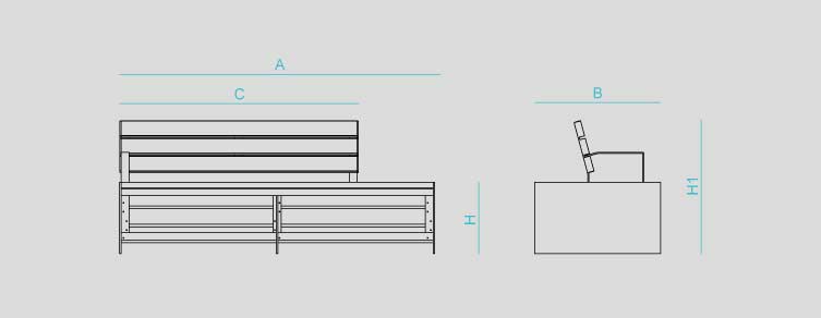 Mobiliari Urbà amb bancs, papereres, pilones, jardineres i equipament , Bancs , UB30 Banc Arq , 