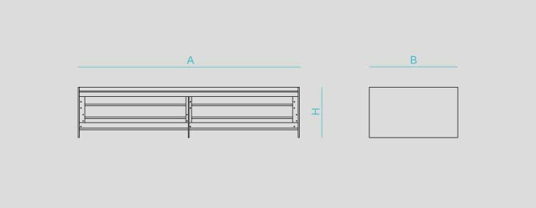 Mobilier urbain avec bancs, corbeilles, potelets, jardinières et équipement , Bancs , UB30B Banquette Arq , 