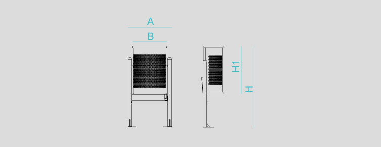 Street furniture with benches, litter bins, bollards, planters and equipment , Litter bins , UP3S BCN Semicircular Litter bin , 