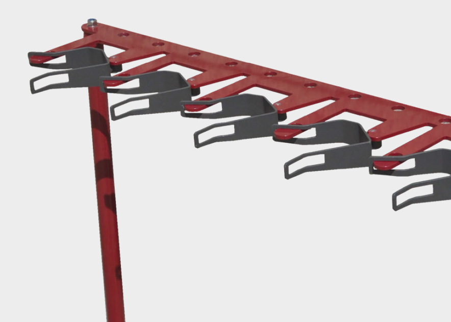 Mobilier urbain avec bancs, corbeilles, potelets, jardinières et équipement , Compléments , UVAP11 Porte-planches à roulettes Patin ,